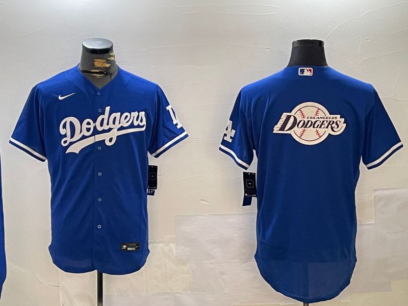 Men Los Angeles Dodgers Blank Blue Elite 2024 Nike MLB Jersey style 12169->los angeles dodgers->MLB Jersey